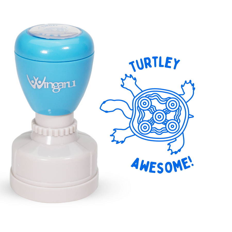 Teacher Stamp - Turtley Awesome