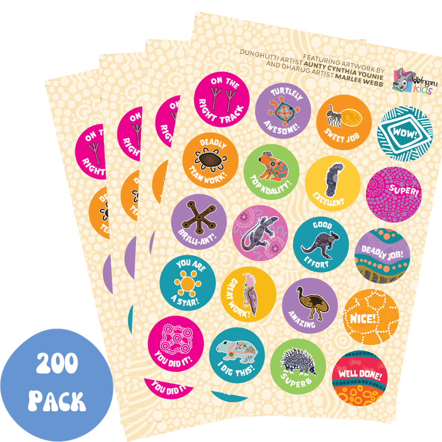 First Nations Stickers - 200 Pack