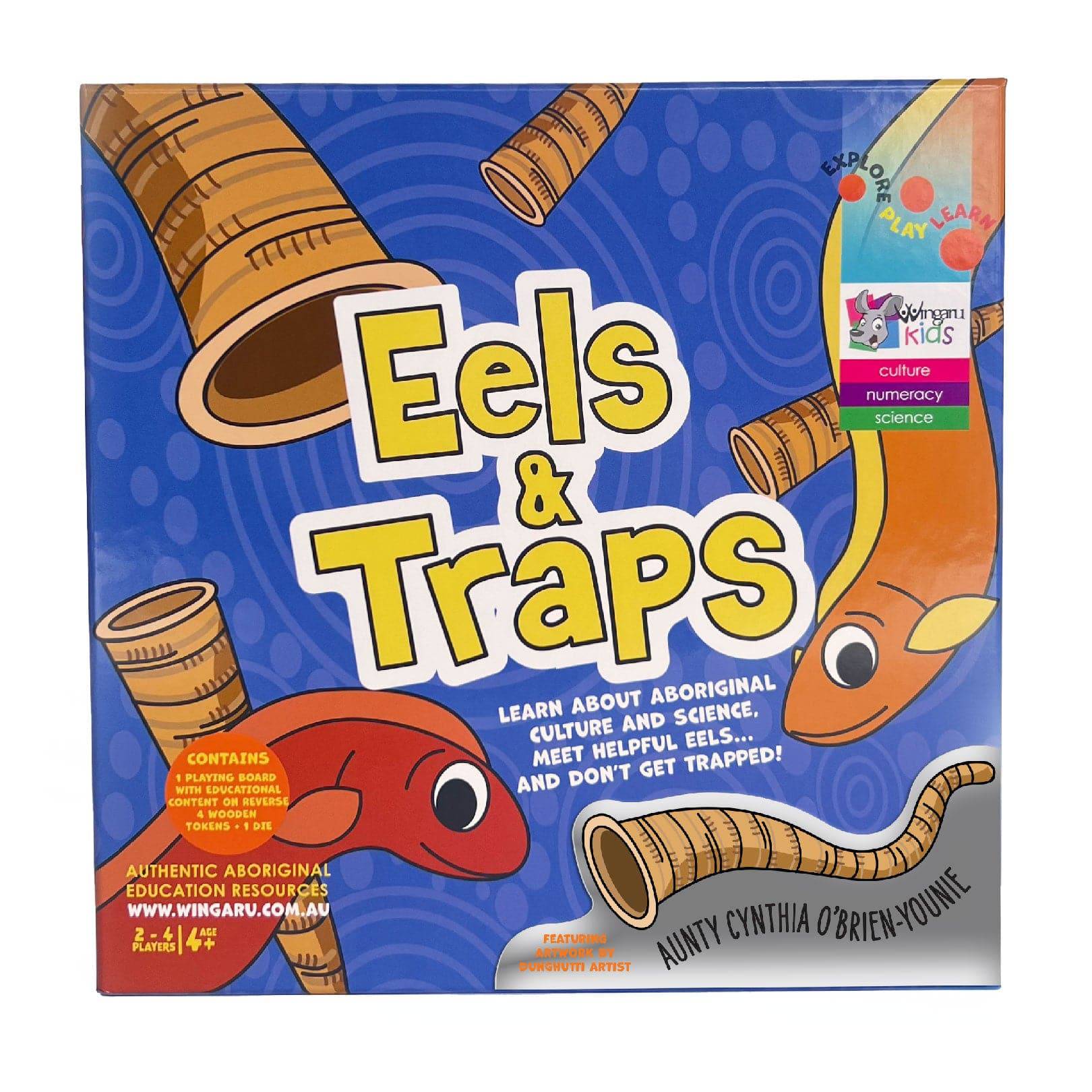 Eels and Traps Board Game